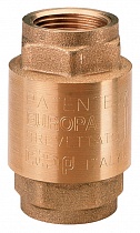 Клапаны обратный латунный муфтовый Itap с металлическим седлом тип 100 Europa